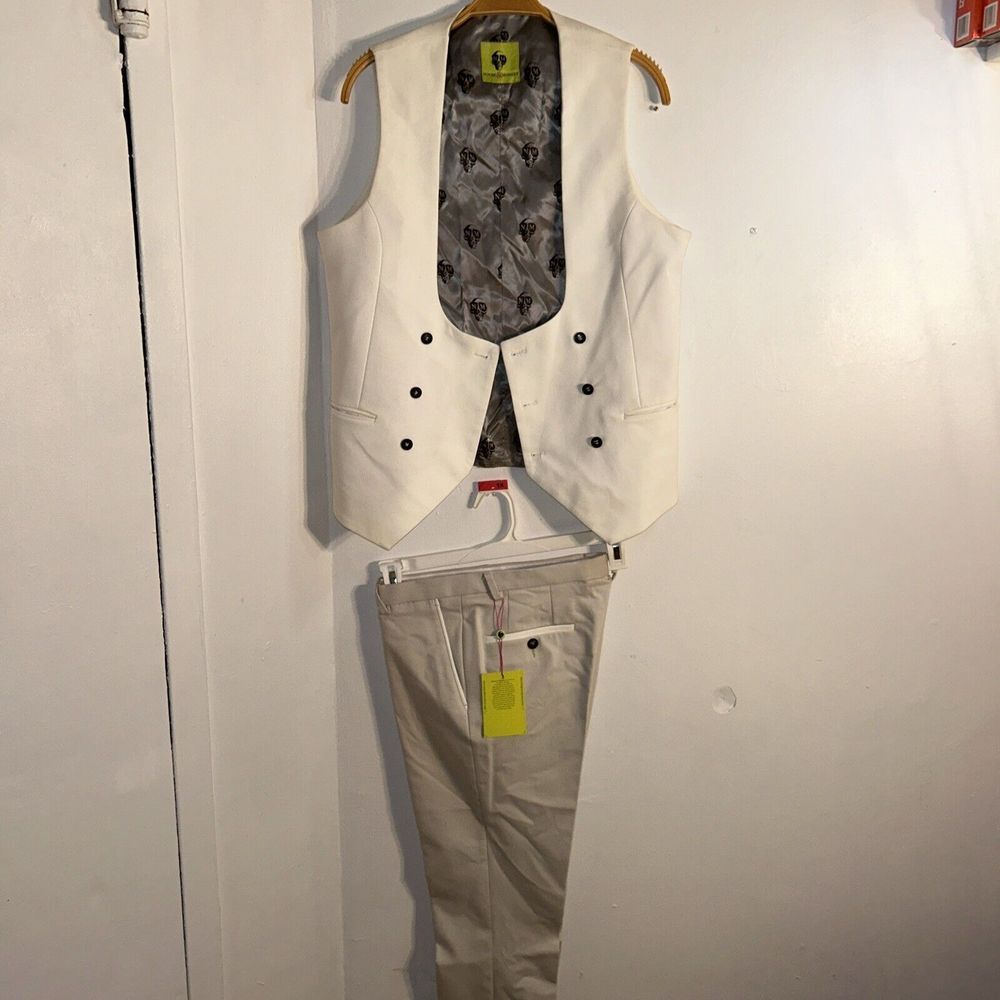 Noose &‎ Monkey Vest Sz 38R Matching Pants Size 30R